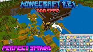 Crazy God Minecraft seed for 1.21 bedrock edition | Good seeds | Minecraft seeds