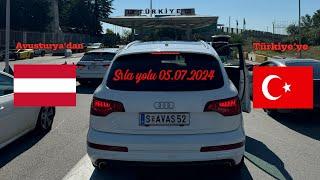 Sıla yolu 05.07.2024 Avusturya-Slovenya-Hırvatistan-Sırbistan-Bulgaristan-Türkiye