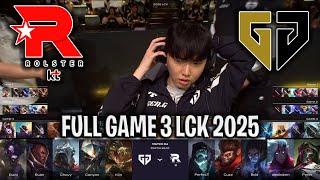 CAN KT DO IT AGAIN? - KT vs GEN GAME 3 LCK SPRING 2025 W9D2 | KT ROLSTER vs GENG G3 LCK 2025