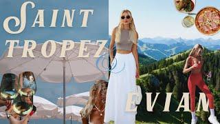 FRANCE: girls trip to saint tropez, town of evian, hiking in french alps ️