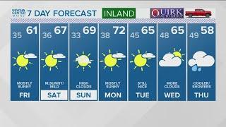 NEWS CENTER Maine Weather Video Forecast