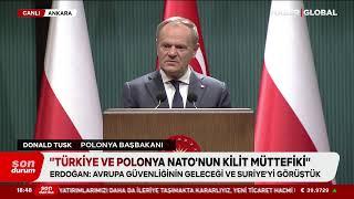 CANLI | Cumhurbaşkanı Erdoğan ve Polonya Başbakanı Donald Tusk Ankara'da Açıklama Yapıyor!