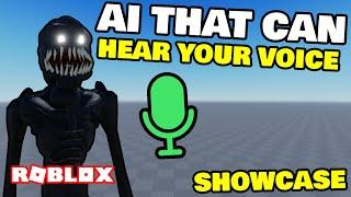 AI THAT CAN HEAR YOUR VOICE | ROBLOX STUDIO SHOWCASE