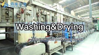 Washing and Drying - aluminum can production process