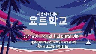 [시흥아카데미] 요트학교 4강1교시 「요트의 원리 바람의 이해」 - 원필재(카발리에 요트클럽 대표)