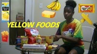 EATING ONLY YELLOW FOODS FOR 24 HOURS!!! [DID I SUCCEED!?]PATRICE T