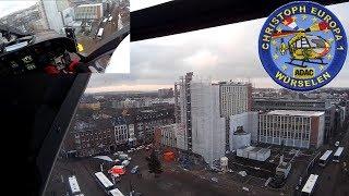 Christoph Europa 1 (EC-135) Cockpit Einsatz Düren Kaiserplatz