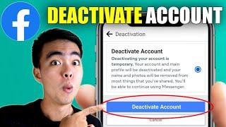 Paano Mag DEACTIVATE ng Facebook Account (2024)