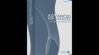 How to use Advanced PDF Catalog for OpenCart for v  2 0