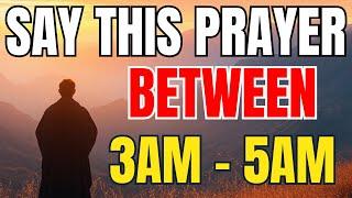 If You Wake Up Between 3am - 5am SAY This Powerful Meditation Prayer | Christian Motivation