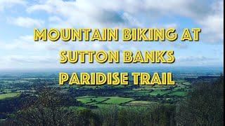 mountain biking at Sutton Bank