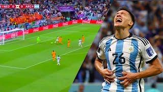 Gol de Nahuel MOLINA vs Paises Bajos | Relatos ARGENTINOS | Qatar 2022