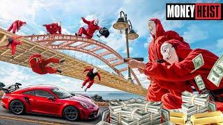 PARKOUR VS MONEY HEIST! 6 | POLICE: No ESCAPE for BAD GUYS, chase concludes now (BELLA CIAO REMIX)