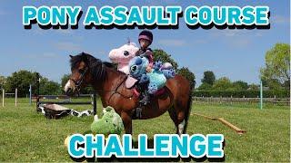 PONY ASSAULT COURSE CHALLENGE - WHICH HORSE AND RIDER WILL WIN THE OBSTACLE COURSE RACE!?