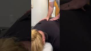 Scoliosis patient #asmr #chiropractor #adjustment