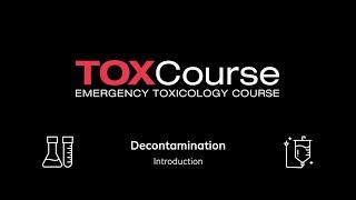 Toxicology decontamination: activated charcoal
