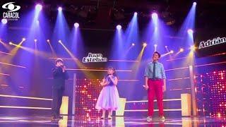 Malagueña - Adrián, Karen y Juan Esteban (La voz kids Colombia)