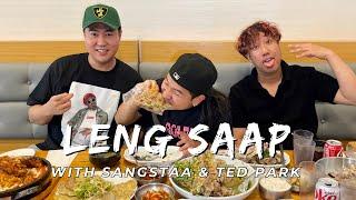 Most INSANE Thai Street Food & Korean Food w/ @Tedparkboi & @Sangstaa