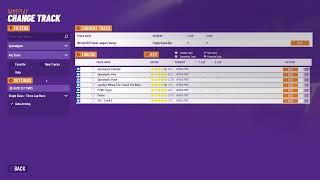 Track list and how track list filters and options work