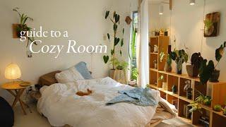 How to make a Room Feel Cozy | plants, lighting, textiles