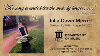 Julia Dawn Merritt, A tribute by The UNC Pembroke Department of Music