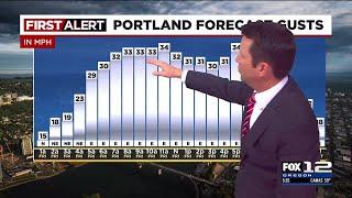 FOX 12 Oregon Thursday evening weather forecast for Portland (10/24)