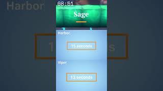 Valorant Tips Wall Duration #1 | Sage,Harbor, Viper l #sage #harbour #viper #valoranttips #brimstone