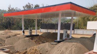 Indian oil petrol pump Dressing "Construction Work" (Our Company Need Workers)