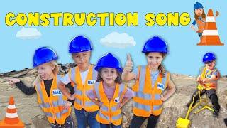 Construction Song for Kids | Handyman Hal Excavator for Kids