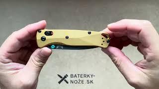 Benchmade Bugout Burnt Brass Aluminum 535BK-07