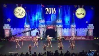 WCU Dance Team; UDA 2016 Nationals ,Open Jazz ; 7th Place