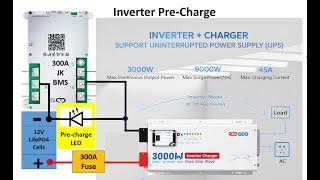 JK BMS – Artificial Warning Err Code 6 “Short Circuit” Fix by a Pre-charge LED