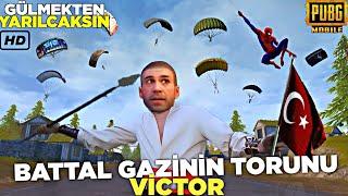 FİLM GİBİ MONTAJLADIM  ( BATTAL GAZİNİN TORUNU VİCTOR )  PUBG MOBİLE KOMİK MONTAJ