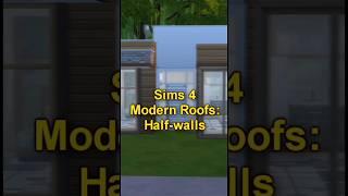 #sims4 modern Roofing! #tipsandtricks #velvettb