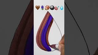🪻Satisfying creative drawing  #draw #colors #video #art #shortsfeed