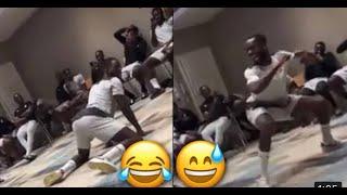 Salisu, Inaki, Semenyo and Tariq's funny initiation dance into Black Stars before Brazil Ghana.