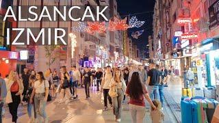 A Night Out in Alsancak, İzmir: 4K Walking Tour | Turkey Travel Guide