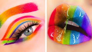 #235 Colorful Eye & Lip Makeup Looks  Unique Styles to Try | Nails Inspiration