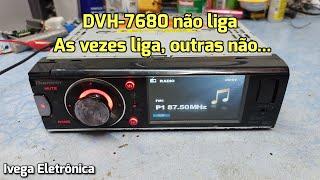 Dvd Pioneer DVH-7680, não liga nada