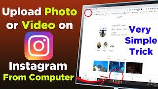 How to post on Instagram on PC 2021 | Upload Photo or Video On Instagram on PC 2021