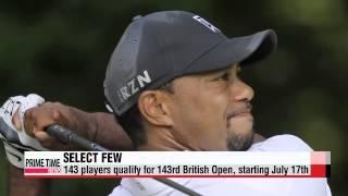 Golf: British Open player field confirmed