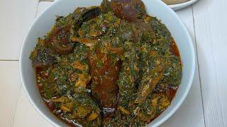 How to cook Ugu & Uziza soup. The deliciousness of this soup is on another level. 