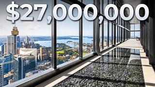 ️ Inside THE MOST EXPENSIVE 2 Storey Penthouse in Sydney, NSW | Sydney Penthouse Tour