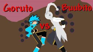 Ultimate Anime Fusion Tournament Stick Noodes - Goruto vs Buubito