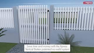 Xpress Vertical Batten Gates | Stratco Fencing Sanctuary