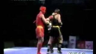 80kg Sanshou Kung Fu- Liu Hailong vs Mohamed Selit