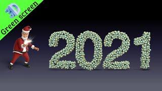 Amazing Happy New Year 2022 Effect | 3D Animated Short & Green Screen