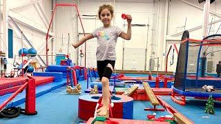 Update!! Sierra's Second day at the Gymnastics classes  Learning so fast | Skills in Progress!!