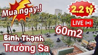  2.2 tỷ, 60m2, Bán nhà lầu 2, c/cư Trường Sa, P3, Bình Thạnh