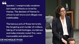 Monique Ryan MP, Israel Motion